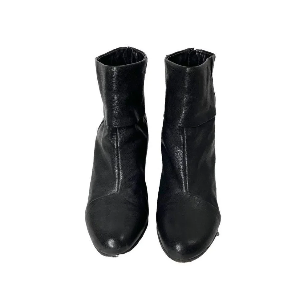 Rag‎ & Bone Newbury leather heeled ankle boots Size 10 black